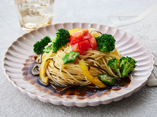 山わさびのねばとろそうめん｜レシピ｜エスビー食品株式会社